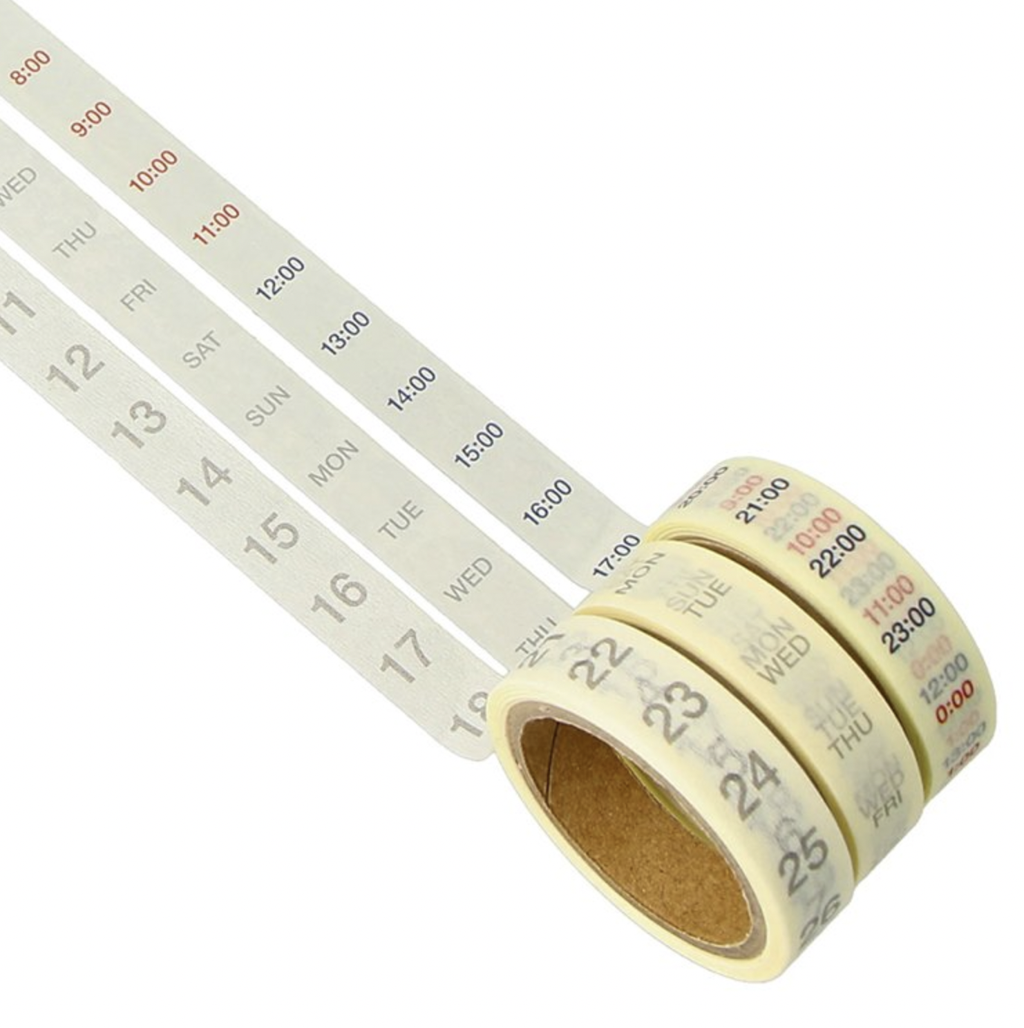 Washi Tape Single: Calendar Numbers
