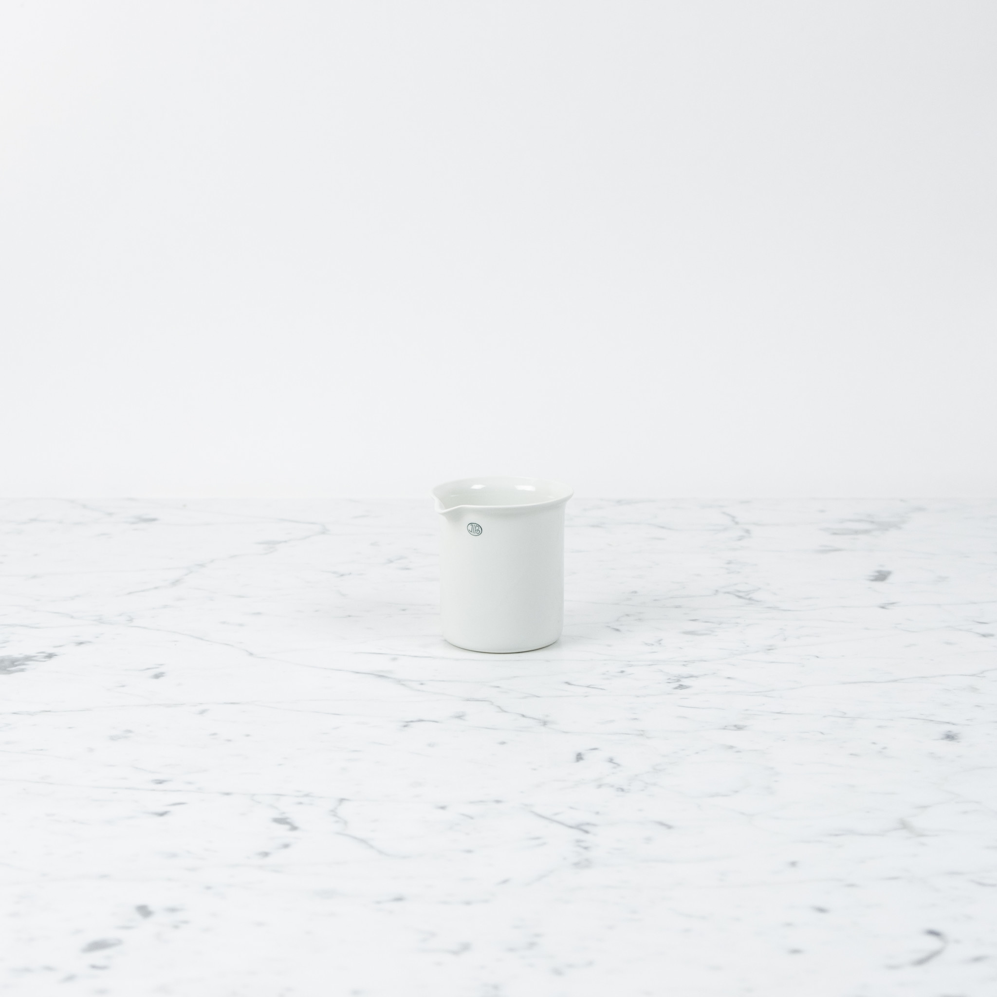 Jizerska Laboratory Porcelanka Laboratory Porcelain Wide Beaker - 227/1 -  2.7x3.3"