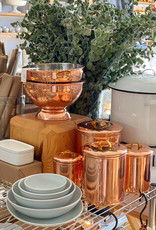 Copper Canister Brass Handle 1qt Extra Small - 4.75"