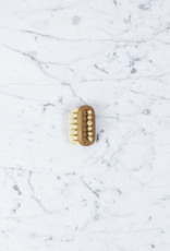 Iris Hantverk Swedish Oiled Oak Two Sided Mini Nail Brush