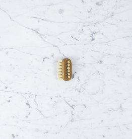 Iris Hantverk Swedish Oiled Oak Two Sided Mini Nail Brush