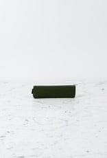 Delfonics Canvas Zipper Round Pouch - Olive