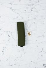 Delfonics Canvas Zipper Round Pouch - Olive