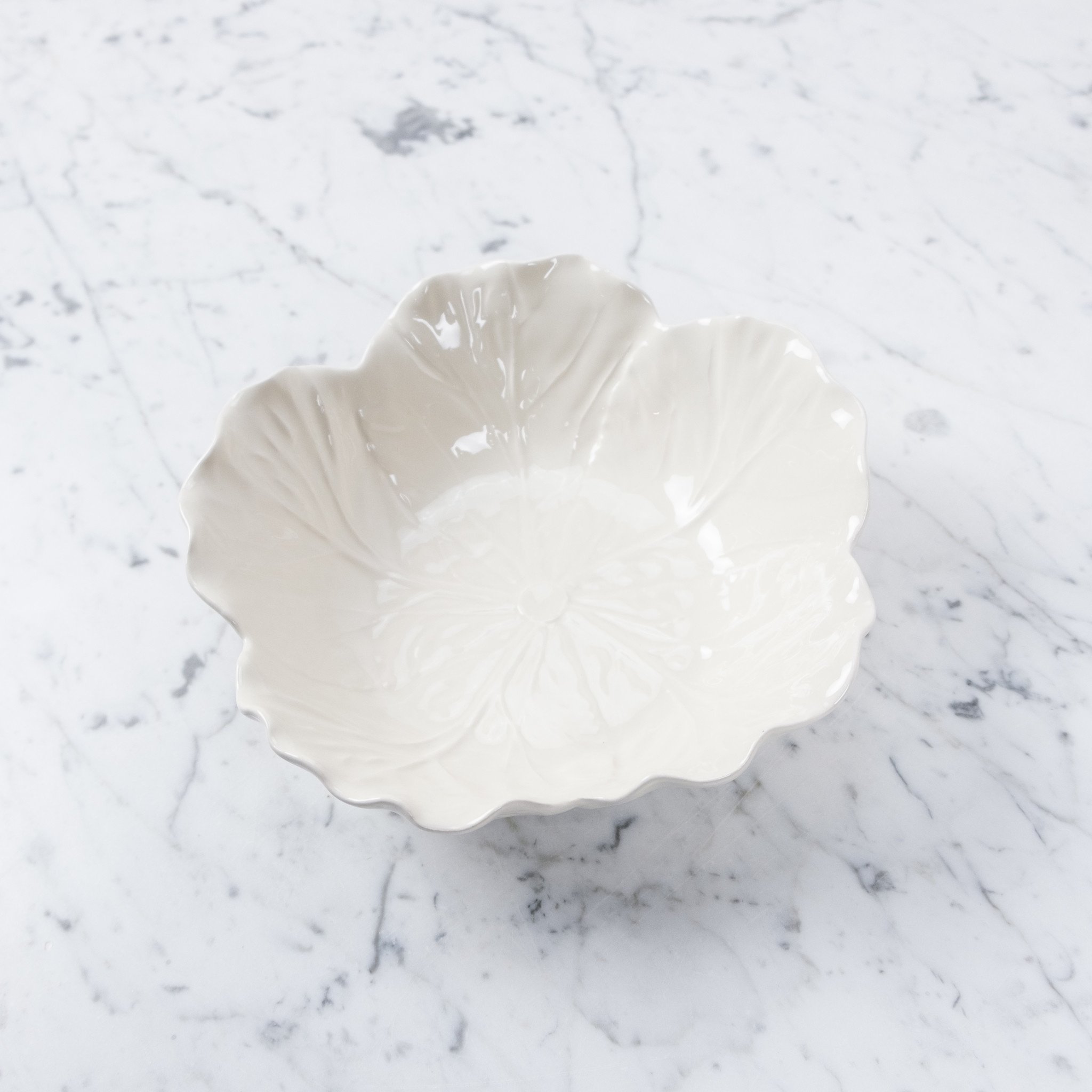 Bordallo Pinheiro Bordallo Pinheiro Nesting Cabbage Bowl - White - 8"