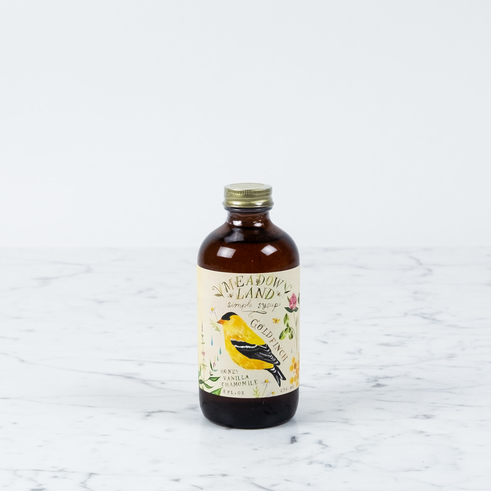 Meadowland Syrup Meadowland Simple Syrup - Goldfinch Honey Vanilla Chamomile
