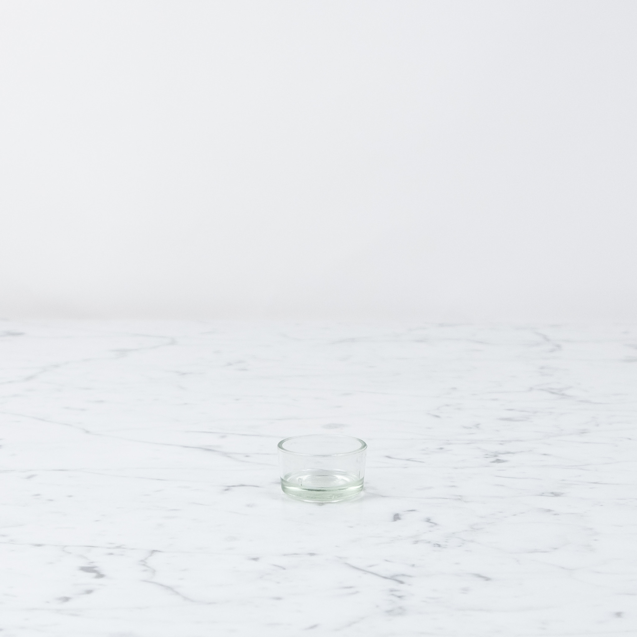 German Glass Tea Light Holder