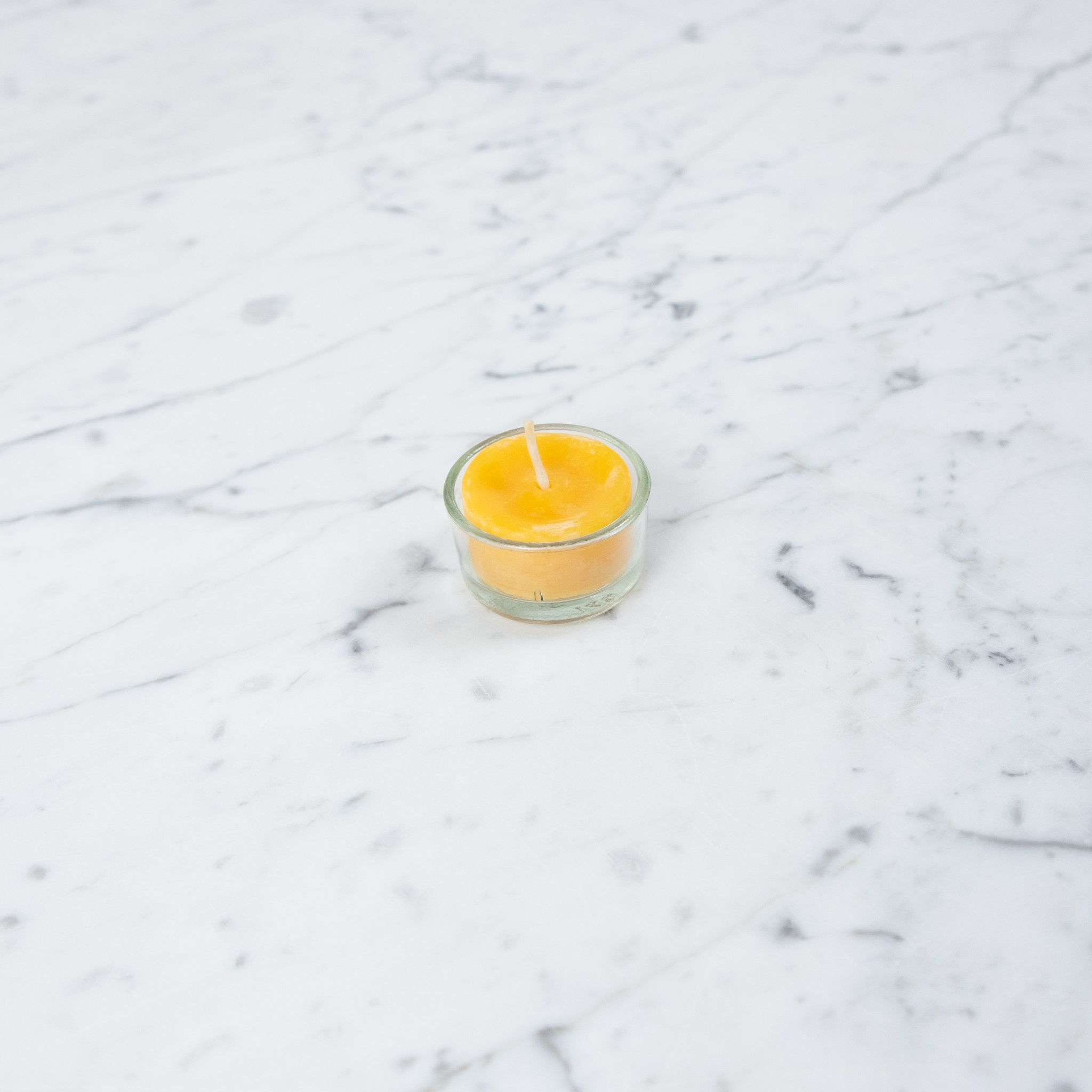 German Glass Tea Light Holder