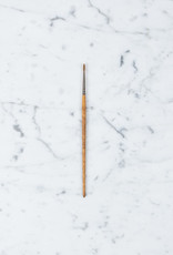 Brown Paintbrush with Cow Hair - Size 04 Round