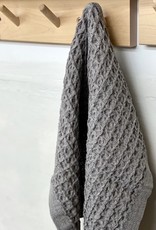 Japanese Lattice Waffle Towels - Grey