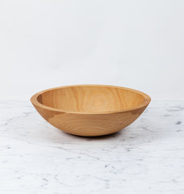 Turned Wood Beechwood Bowl - 12"
