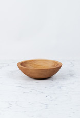 Turned Wood Beech Bowl - 7 1/2"