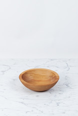 Turned Wood Beech Bowl - 7 1/2"