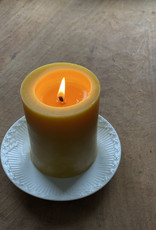 Old Mill Candles Beeswax Pillar Candle - 5" Large