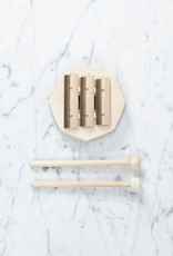 Auris Swedish Brass and Maple Glockenspiel - 3 Notes D-E-G