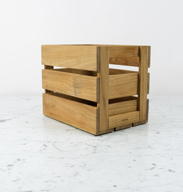 Skagerak Dania Tall Teak Crate - Tall - 12x10x8.75"