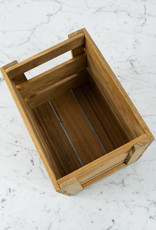Skagerak Dania Tall Teak Crate - Tall - 12x10x8.75"