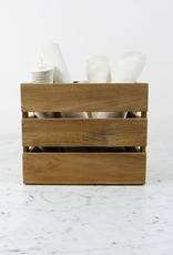 Skagerak Dania Tall Teak Crate - Tall - 12x10x8.75"