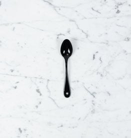 Black Enamel Tea Spoon 5.5"