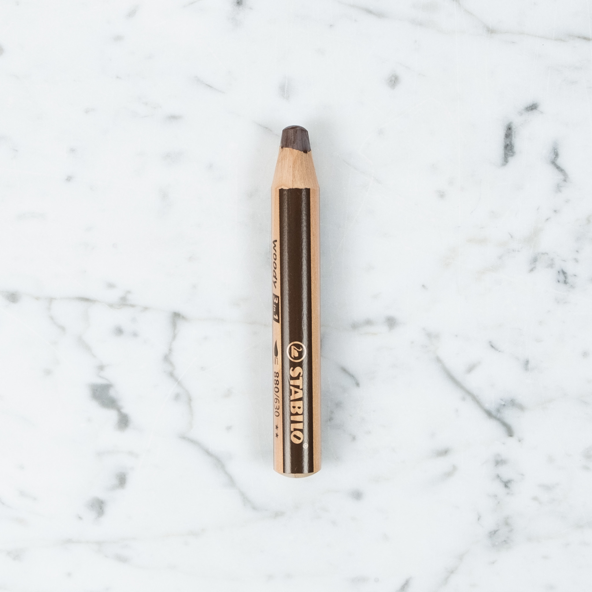 Stabilo Woody 3 in 1 Pencil - Brown #630