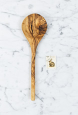 Hand Carved Olivewood Generous Serving Spoon - 10"