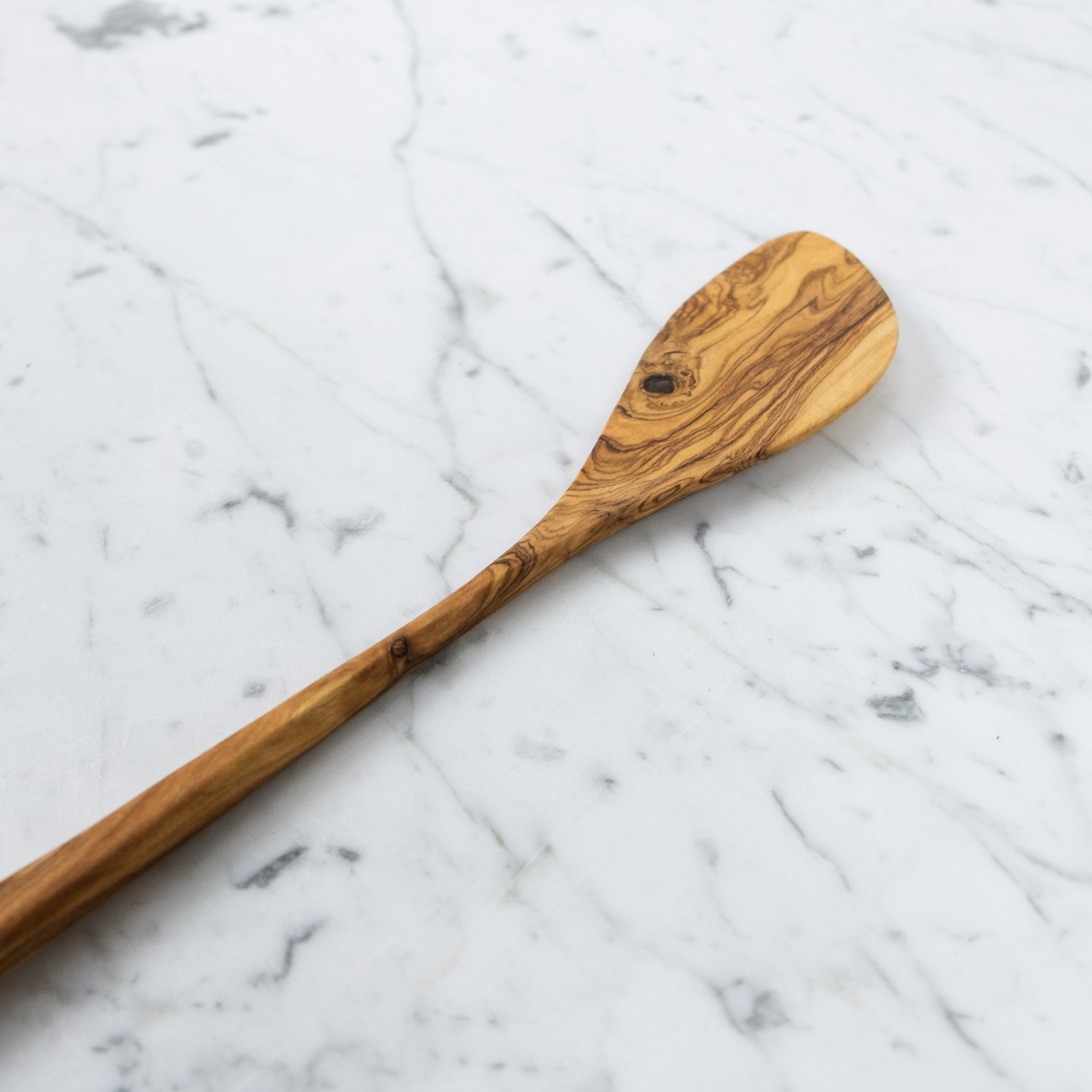 Hand Carved Olivewood All Purpose Spatula - 13"
