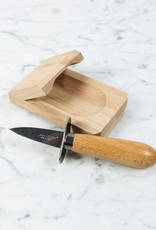 Jean Dubost Oyster Shucker Knife & Block Set