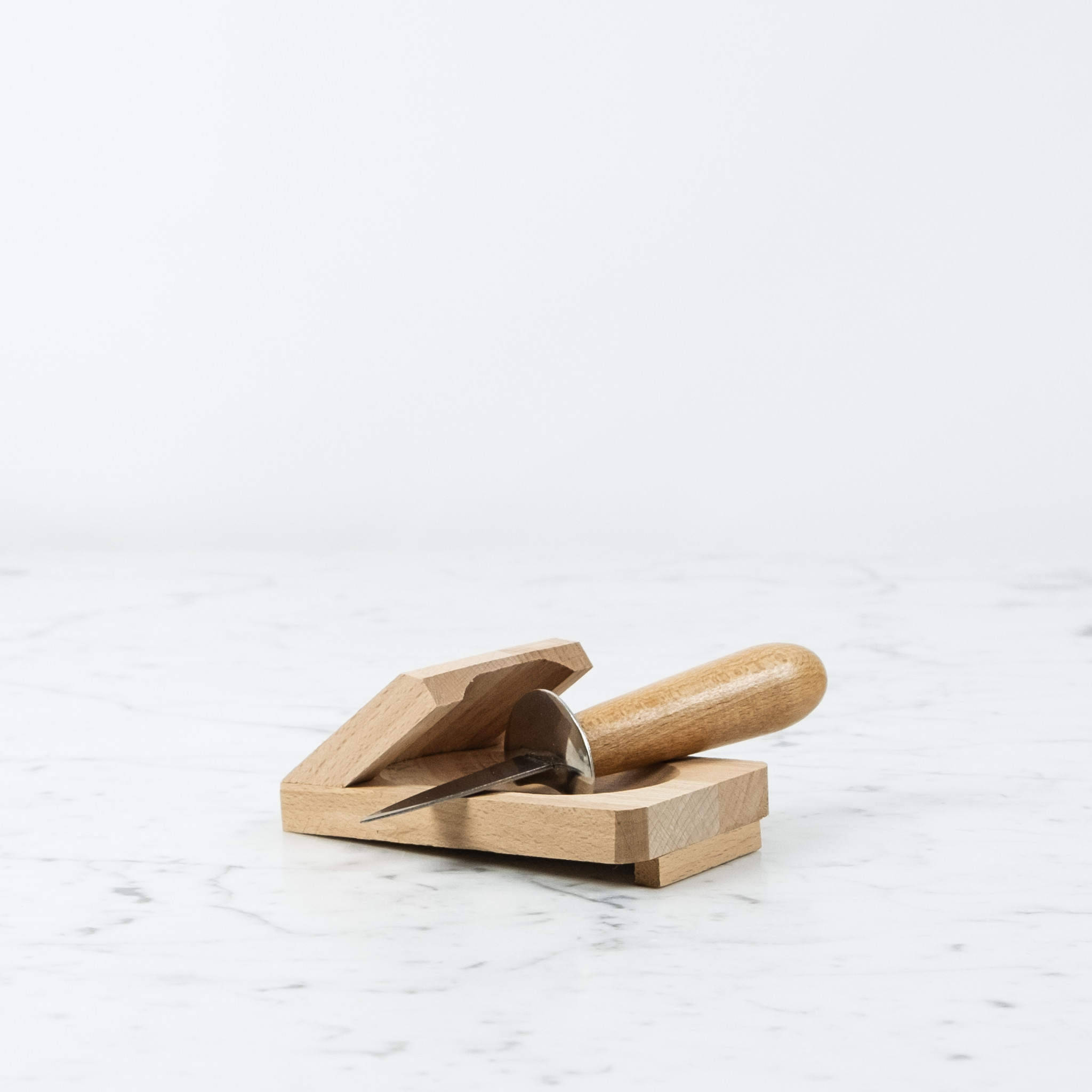 Jean Dubost Oyster Shucker Knife & Block Set