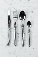 Jean Dubost 24 Piece Everyday Flatware Set- Stainless Steel Handles