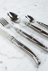 Jean Dubost 24 Piece Everyday Flatware Set- Stainless Steel Handles