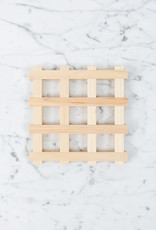 Japanese Hinoki Trivet - 6"