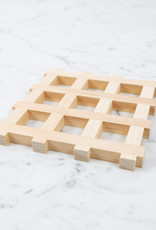 Japanese Hinoki Trivet - 6"