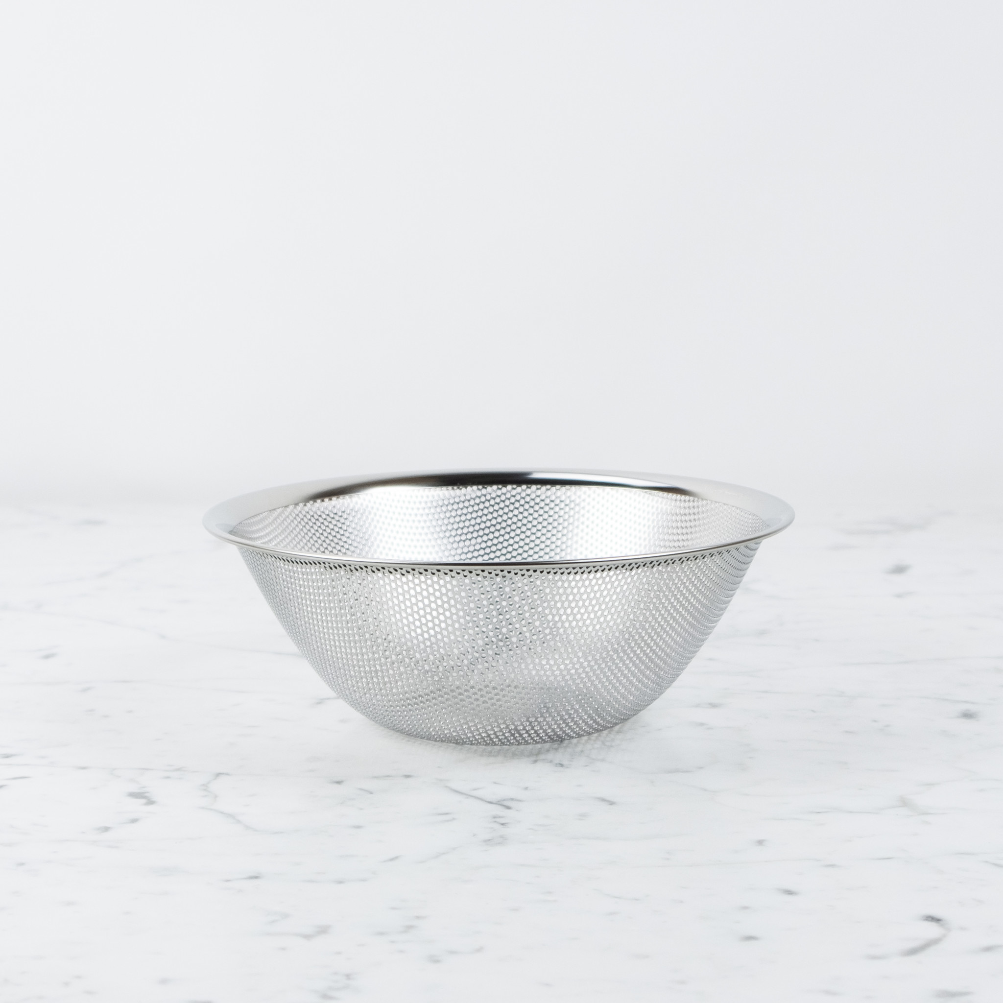 Japanese Stainless Steel Punched Pressed Strainer - 9.5"