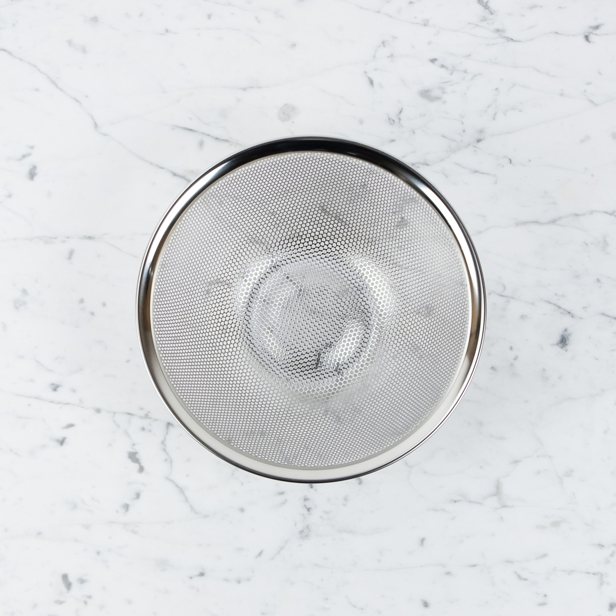 Japanese Stainless Steel Punched Pressed Strainer - 9.5"