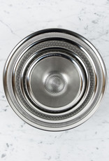 Japanese Stainless Steel Punched Pressed Strainer - 9.5"