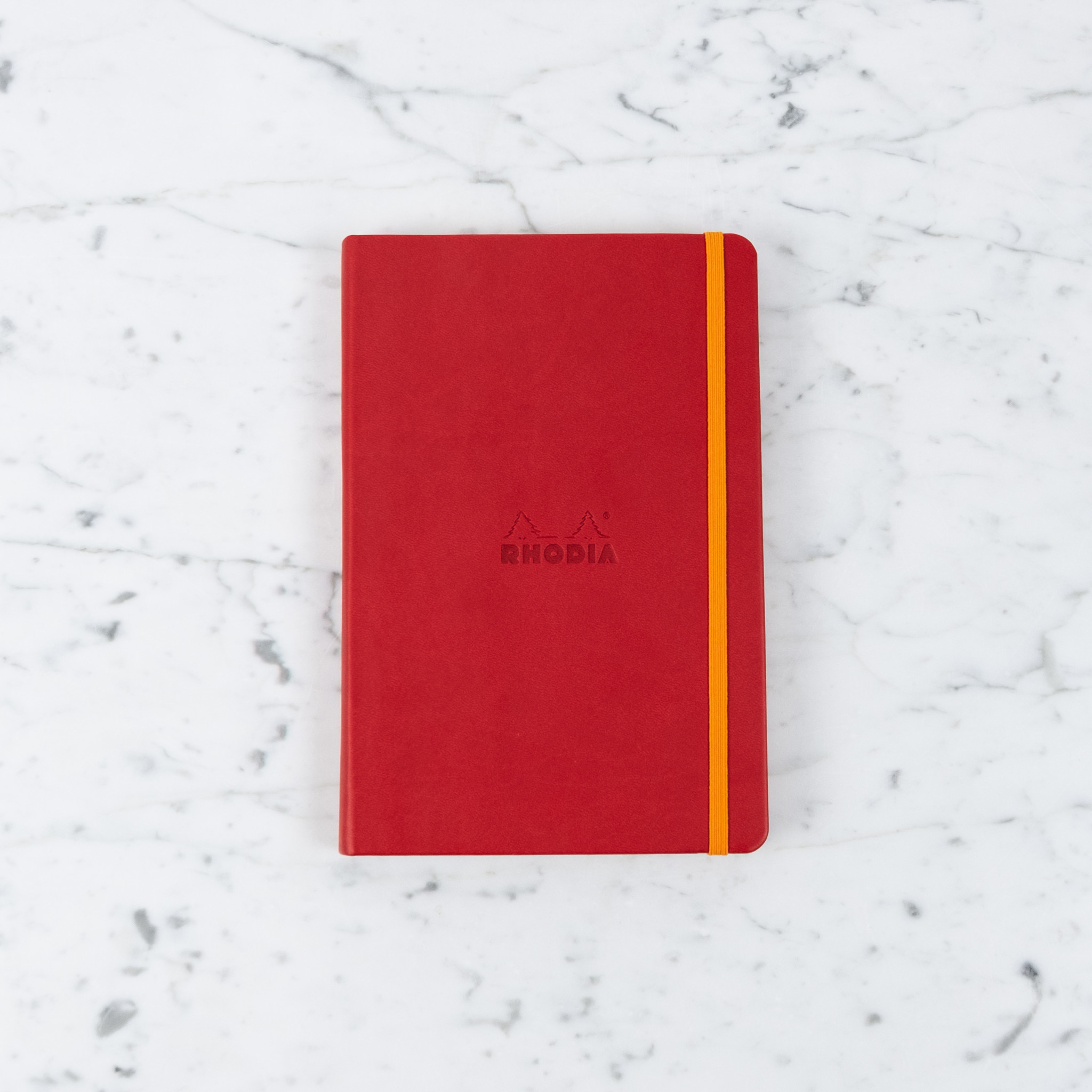 Rhodiarama Rhodiarama Hardcover Notebook - Poppy Red - Lined - A5 - 5.5 x 8.25"