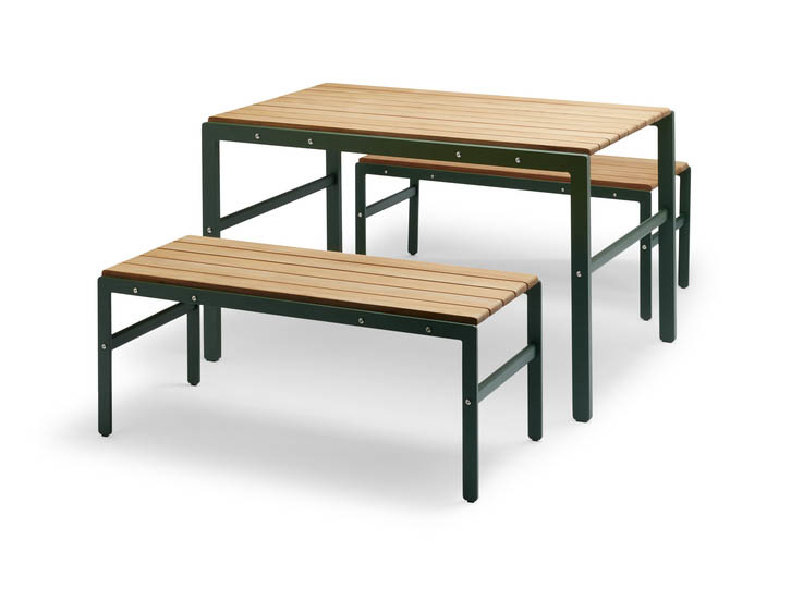 Skagerak Outdoor Reform Bench - Hunter Green