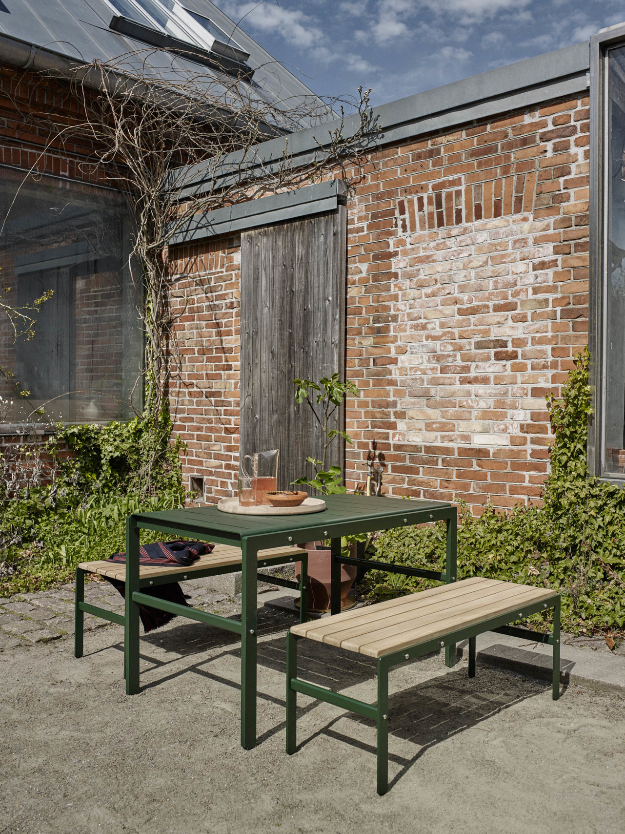 Skagerak Outdoor Reform Bench - Hunter Green