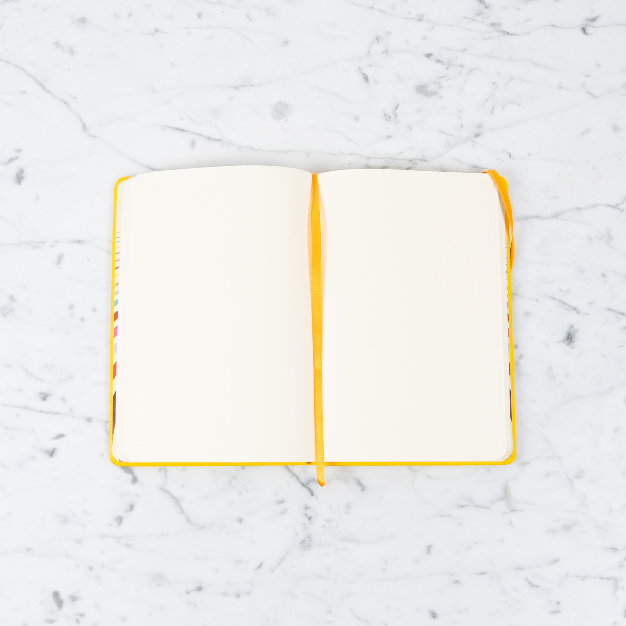 Rhodiarama Rhodiarama Hardcover Notebook - Blank -  Yellow A5 - 5.5 x 8.25"
