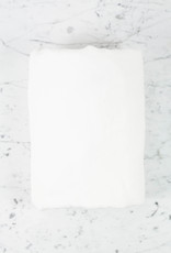 Couleur Chanvre Hemp Fitted Sheet - Queen - 62 x 78" - White Limestone