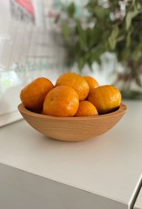 Turned Wood Beech Bowl - 7 1/2"