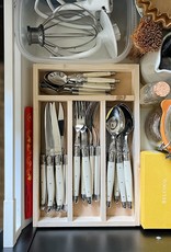 Jean Dubost 24 Piece Everyday Flatware Set with Ivory Handles