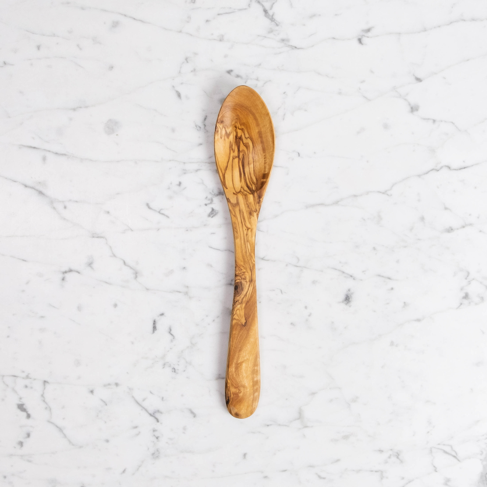 Olivewood Oval Serving Spoon Large - 12"
