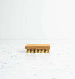 Beechwood Bristle Nail Brush with Soap Dish