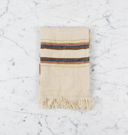 Belgian Linen Fouta - Hand Towel - Harlan Stripe - 14 x 20"