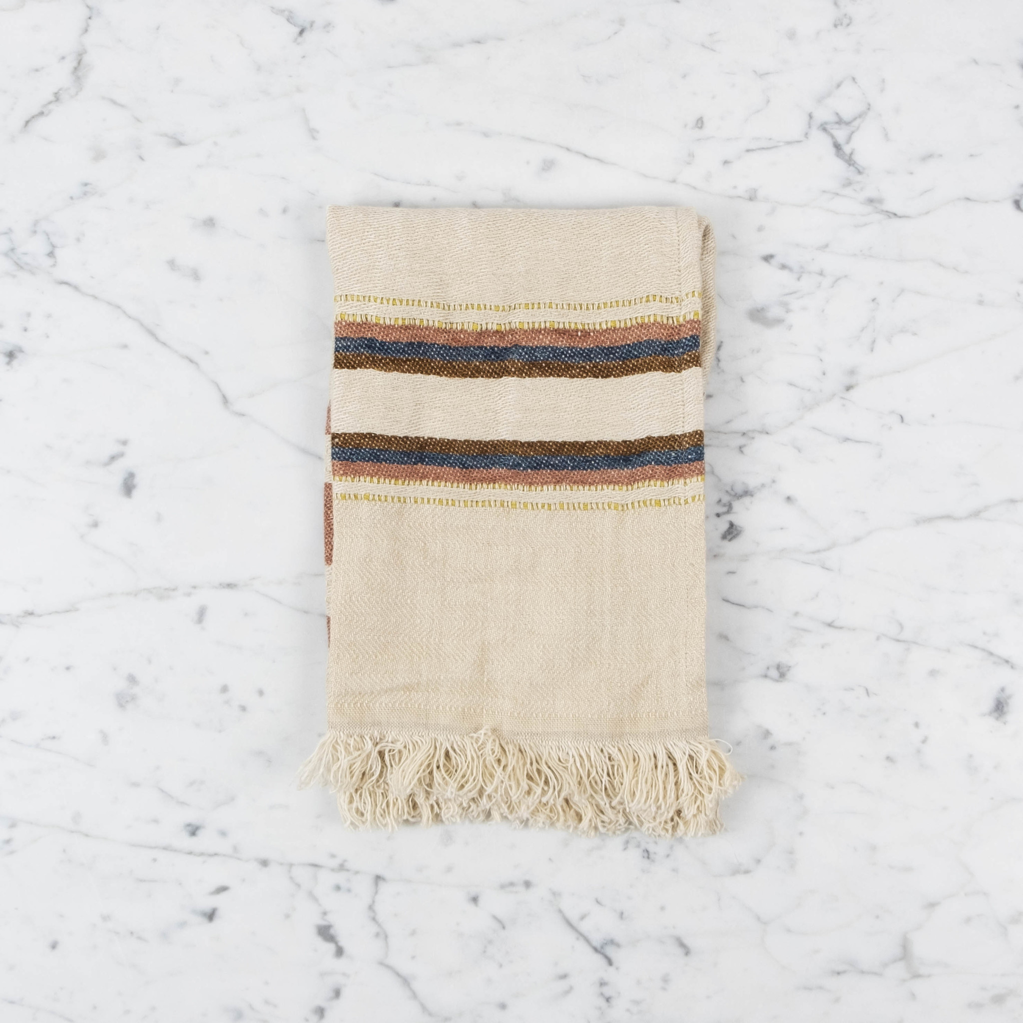 Libeco Home Belgian Linen Fouta Hand Towel - Harlan Stripe - 14 x 20"