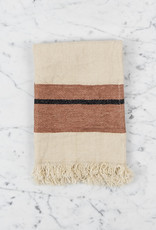 Belgian Linen Fouta - Hand Towel - Inyo Stripe - 14 x 20"