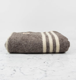 MacAusland MacAusland Wool Lap Blanket - Dark Grey Tweed - 50 x 60"
