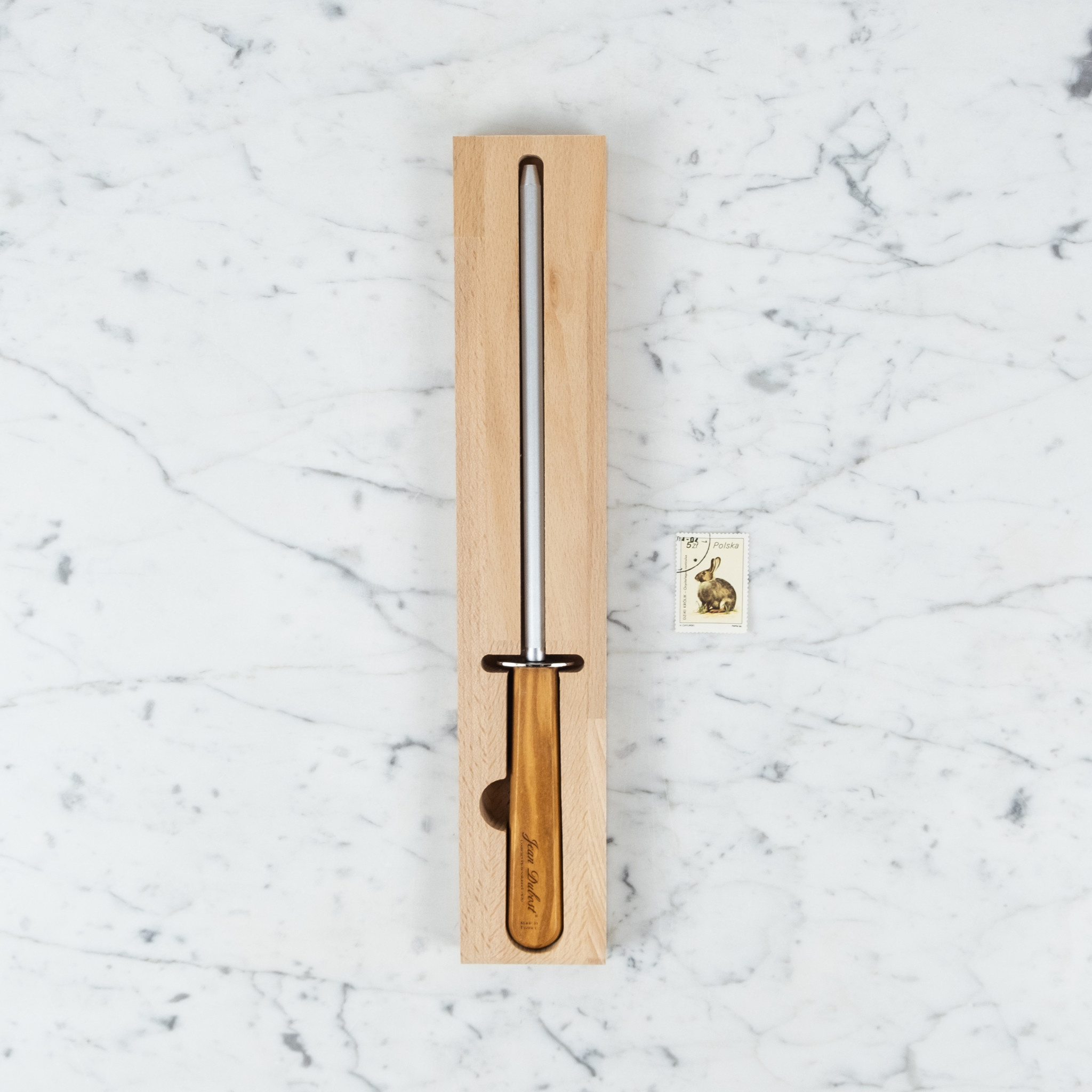 Jean Dubost Olivewood Aiguiser Knife Sharpener
