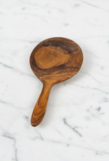 Teak Monocle Round Scoop - 4.5 in