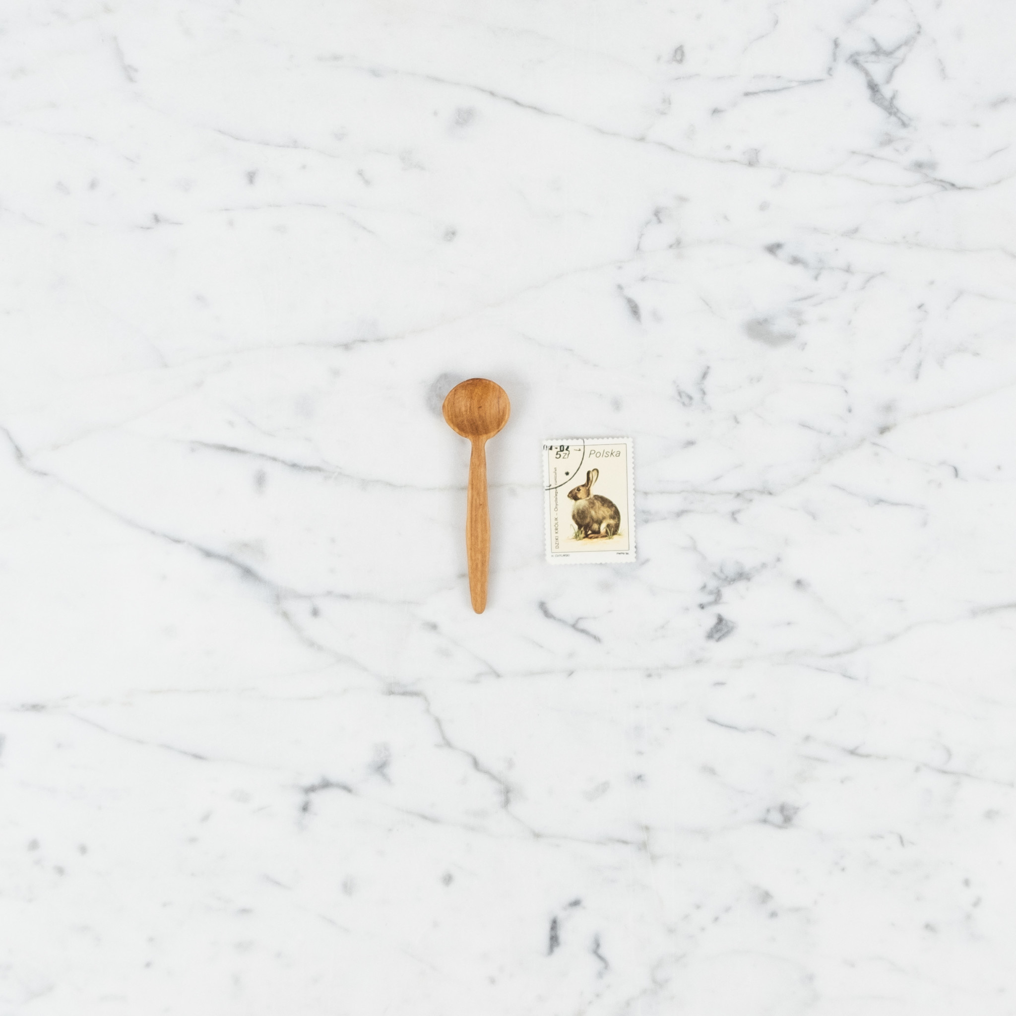 Olivewood Pendulum Spice Spoon - 3.25"